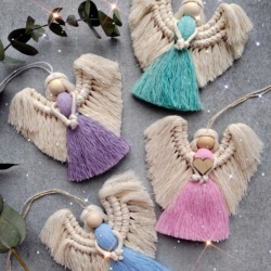 Куколки в технике «макраме»